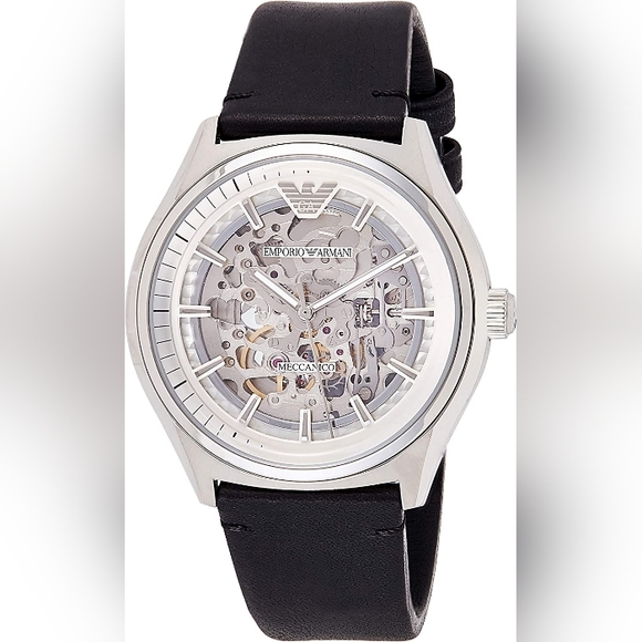 Emporio Armani Other - EMPORIO ARMANI Meccanico AR60003 Skeleton Dial Men's Automatic Watch Authentic